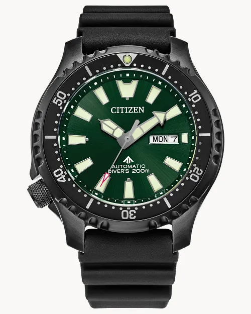 Promaster Dive Automatic Green Dial Polyurethane Strap NY0155-07X Promaster Dive Automatic Green Dial Polyurethane Strap NY0155-07X